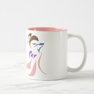 Caneca De Café Em Dois Tons Sakura