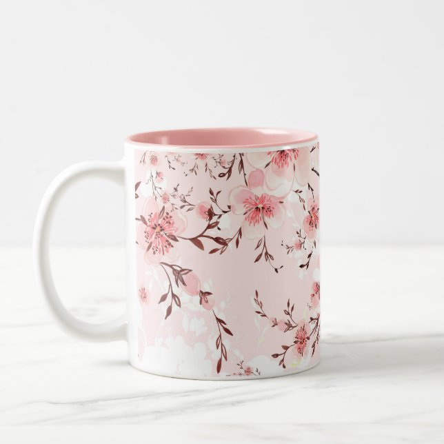 Caneca De Café Em Dois Tons Sakura (Esquerda)