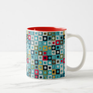Caneca De Café Em Dois Tons Sala da Família Squircleghan 11 oz Mug de dois to