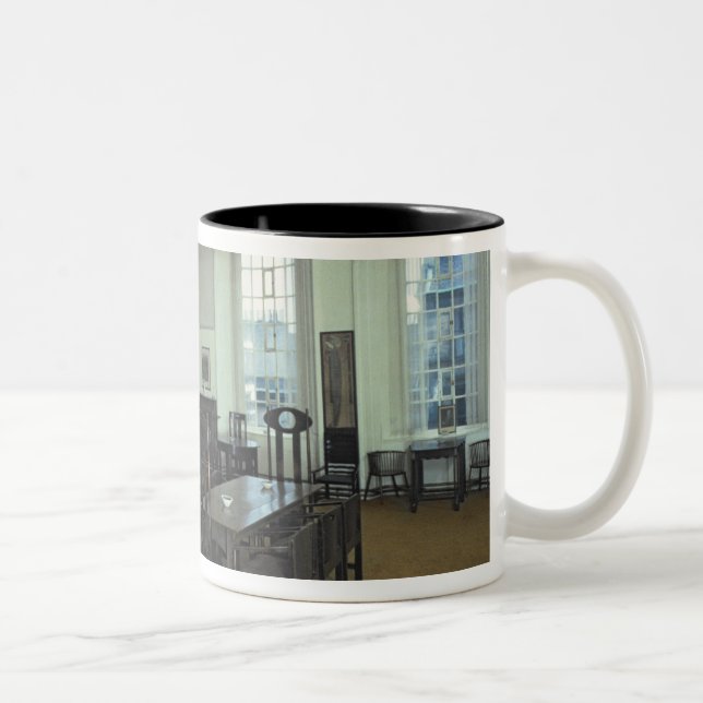 Caneca De Café Em Dois Tons Sala de Mackintosh (Direita)