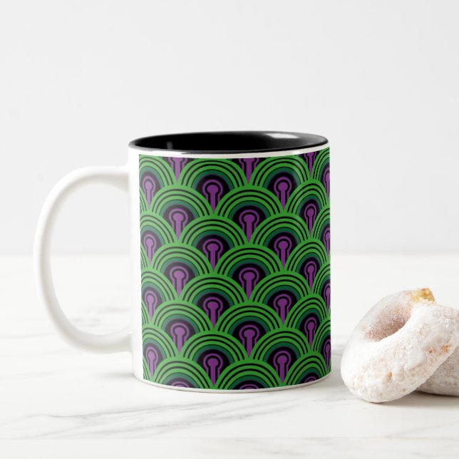 Caneca De Café Em Dois Tons Sala do Hotel Overlook 237 Mug (Com Donut)