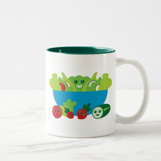 Caneca De Café Em Dois Tons Salada (Direita)