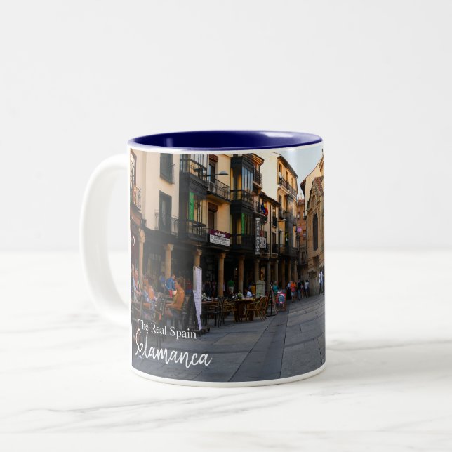 Caneca De Café Em Dois Tons Salamanca - A Espanha Real (Frente Esquerda)