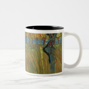 Caneca De Café Em Dois Tons Salgueiros Pollarded   de Vincent van Gogh, ajuste