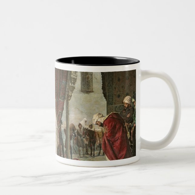 Caneca De Café Em Dois Tons Salida del Boabdil, no Alhambra (Direita)