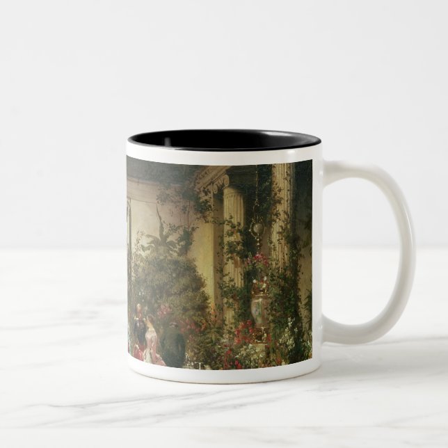 Caneca De Café Em Dois Tons Salle-um-Comedoiro da princesa Mathilde (Direita)