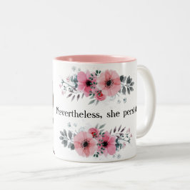 Caneca De Café Em Dois Tons Sally Yates, "não obstante, persistiu "