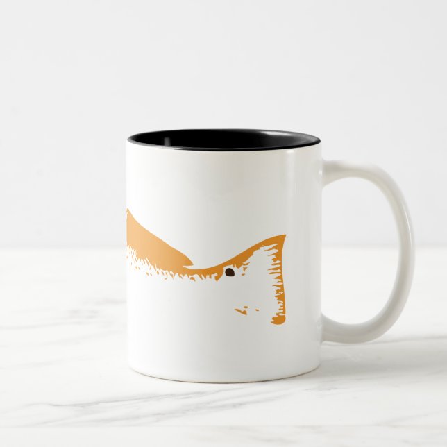 Caneca De Café Em Dois Tons Salmonetess (Direita)