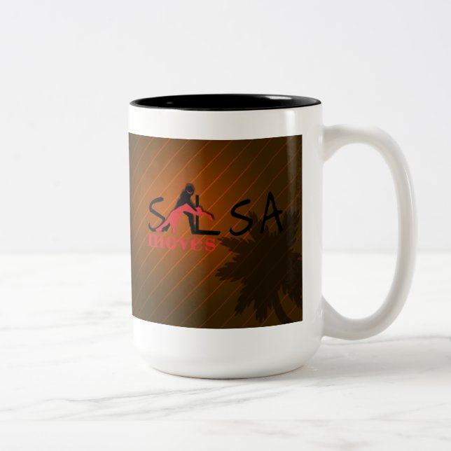 Caneca De Café Em Dois Tons Salsa Move - Mug, Taça (Direita)