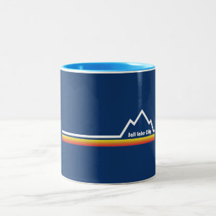 Caneca De Café Em Dois Tons Salt Lake City, Utah