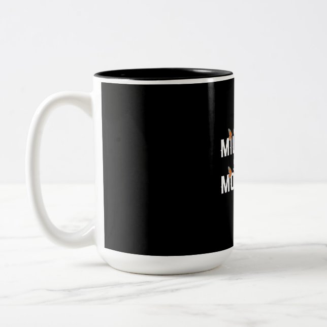 Caneca De Café Em Dois Tons Salvar a borboleta dos monarcas (Esquerda)