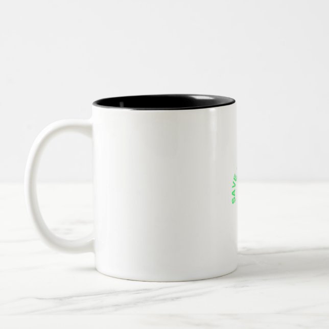 CANECA DE CAFÉ EM DOIS TONS SALVAR ENVIROÑMENT (Esquerda)