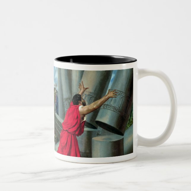 Caneca De Café Em Dois Tons Samson e Delilah (Direita)
