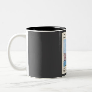 Caneca De Café Em Dois Tons San Francisco Watercolor Viagem