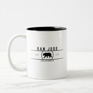Caneca De Café Em Dois Tons San Jose California