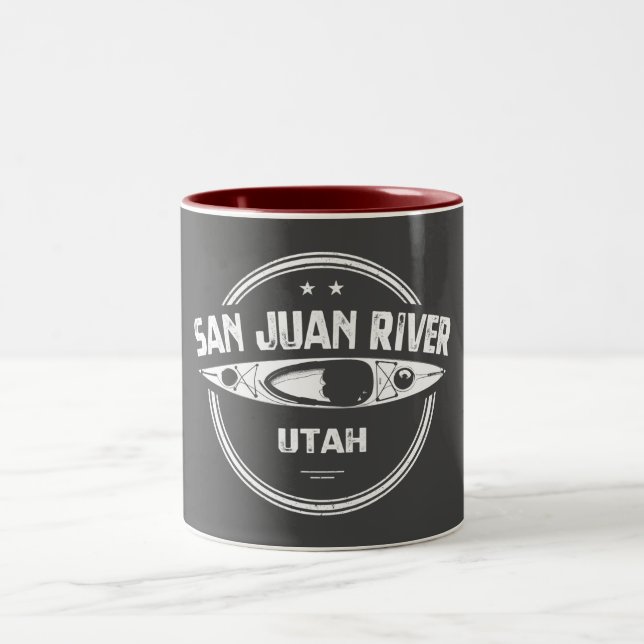Caneca De Café Em Dois Tons San Juan River, Utah (Centro)