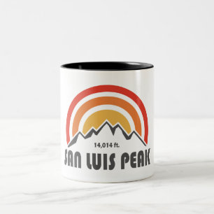 Caneca De Café Em Dois Tons San Luis Peak