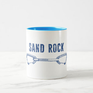 Caneca De Café Em Dois Tons Sand Rock Alabama Escalada Quickdraw