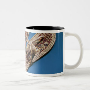 Caneca De Café Em Dois Tons Sandálias, túmulo de Tutankhamun, reino novo