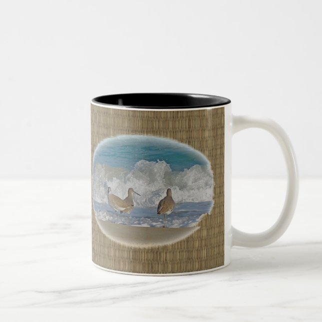 Caneca De Café Em Dois Tons Sandpiper Trio Mug (Direita)