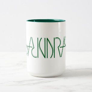 Caneca De Café Em Dois Tons Sandra Coffee Mug