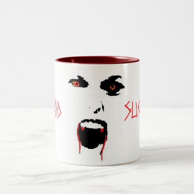 Caneca De Café Em Dois Tons Sangue Sucker Mug (Centro)
