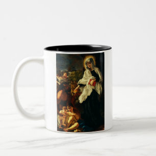 Caneca De Café Em Dois Tons Santa Francisca de Roma