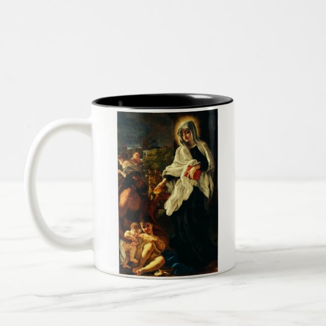 Caneca De Café Em Dois Tons Santa Francisca de Roma (Esquerda)