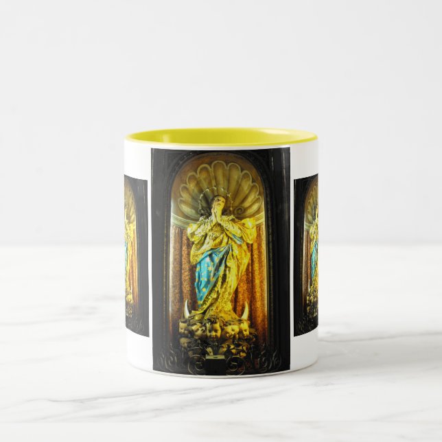 Caneca De Café Em Dois Tons Santa Mãe Maria (Centro)