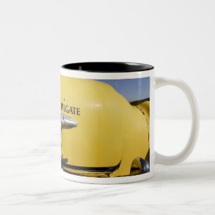 Caneca De Café Em Dois Tons Santa Rosa, Novo México, Estados Unidos. Old Yello