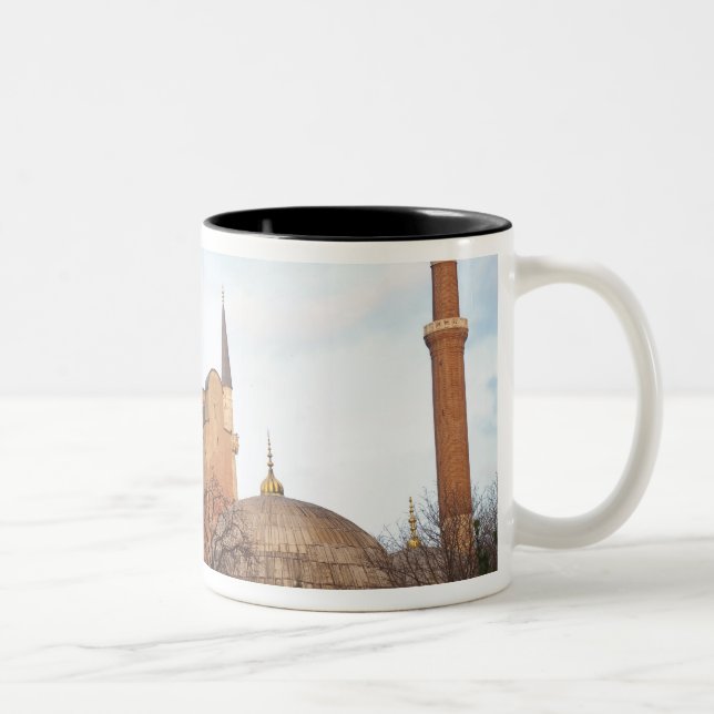Caneca De Café Em Dois Tons Santa Sofia, inaugurada pela Bizantina (Direita)