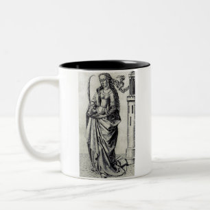 Caneca De Café Em Dois Tons Santo Barbara e sua torre