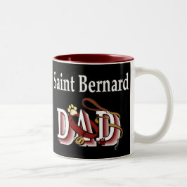 Caneca De Café Em Dois Tons Santo Bernard Pai Gifts