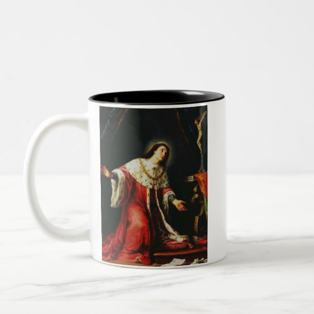 Caneca De Café Em Dois Tons Santo Casimir Jagiellon (Esquerda)