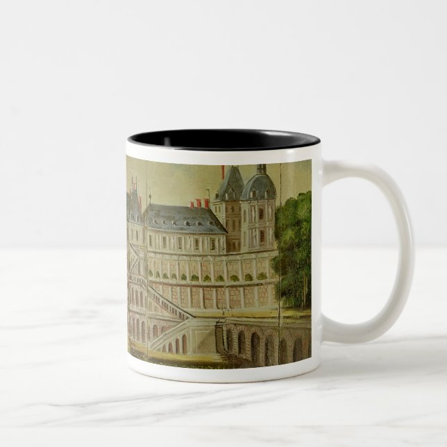 Caneca De Café Em Dois Tons Santo-Germano-en-Laye do castelo (Direita)