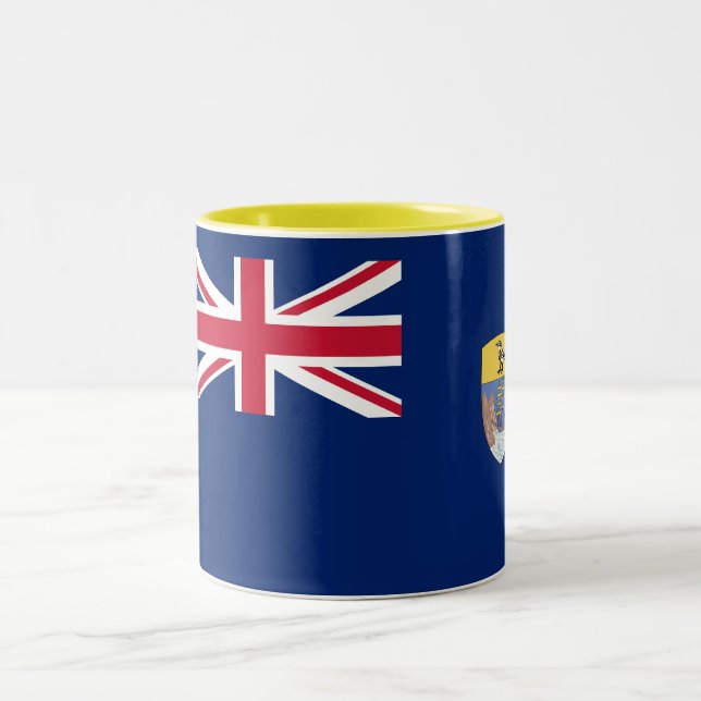 Caneca De Café Em Dois Tons Santo Helena Flag (Centro)