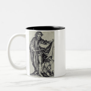 Caneca De Café Em Dois Tons Santo Martinho de Tours Arte de Gravura