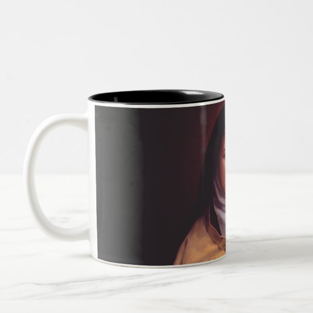 Caneca De Café Em Dois Tons Santo Therese de Lisieux (Esquerda)