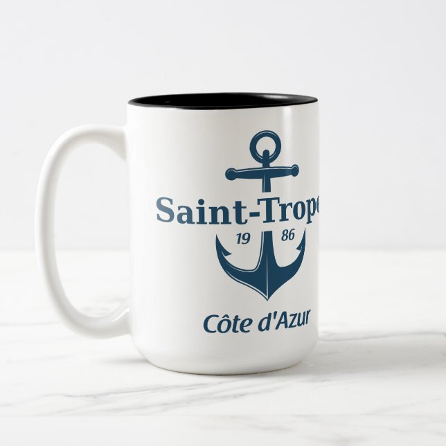 Caneca De Café Em Dois Tons Santo Tropez (Esquerda)