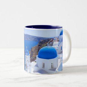 Caneca De Café Em Dois Tons Santorini