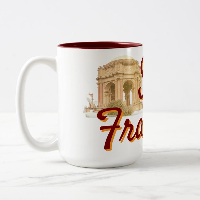 Caneca De Café Em Dois Tons São Francisco (Esquerda)