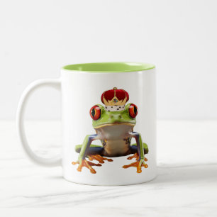 Caneca De Café Em Dois Tons Sapo e Coroa