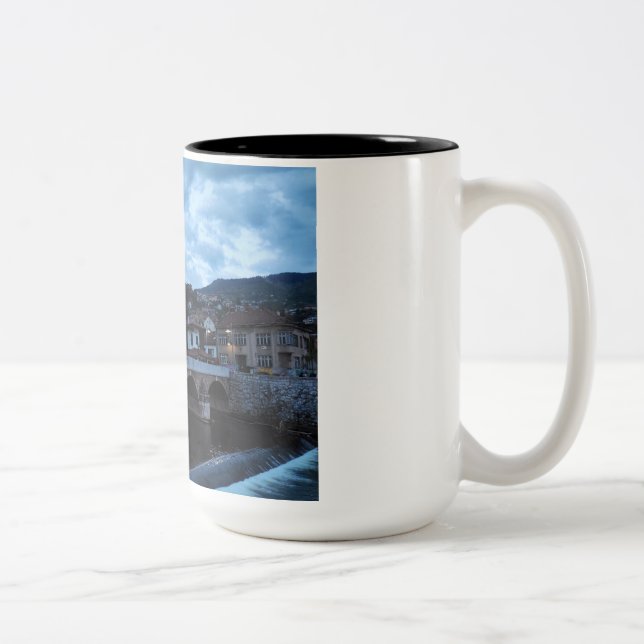 Caneca De Café Em Dois Tons Sarajevo Mug-Excelente ideia especial de presente  (Direita)