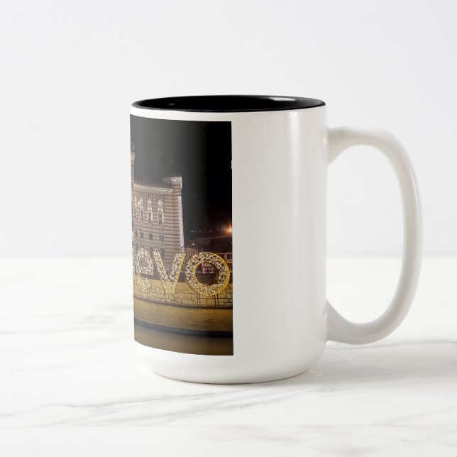 Caneca De Café Em Dois Tons Sarajevo Mug-Excelente ideia especial de presente  (Direita)