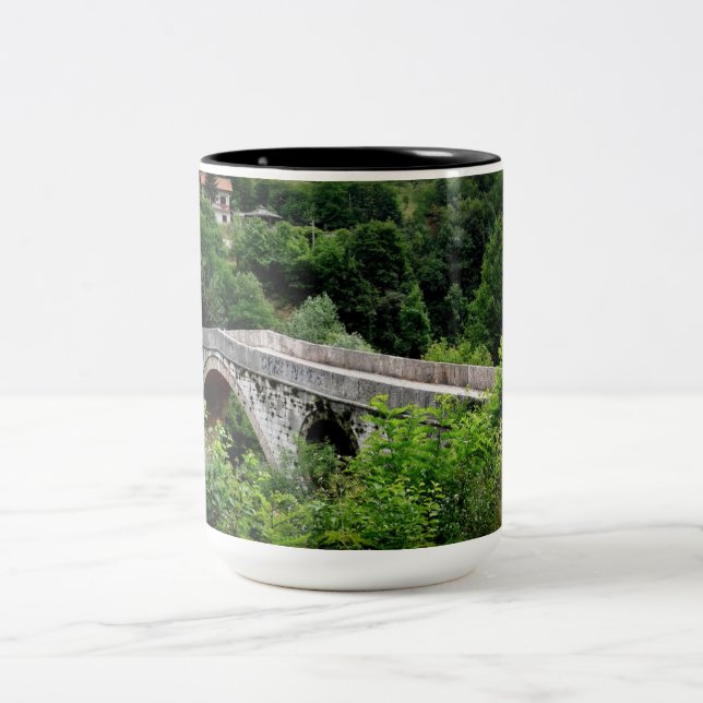 Caneca De Café Em Dois Tons Sarajevo Mug-Excelente ideia especial de presente  (Centro)