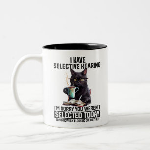Caneca De Café Em Dois Tons Sarcasmo Humor Dito Gato Presente Para Homens Mulh