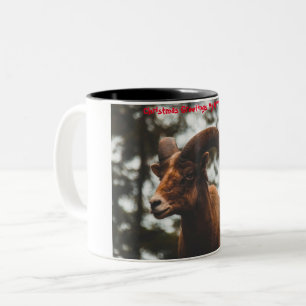 Caneca De Café Em Dois Tons Saudações de Natal Meu Amigo Querido