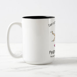 Caneca De Café Em Dois Tons Save A Girl From Drowning Mug