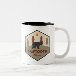 Caneca De Café Em Dois Tons Sawtooth Wilderness