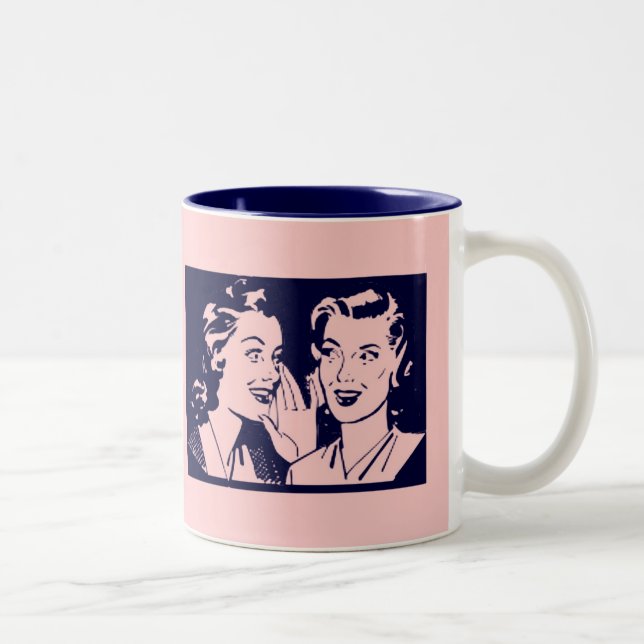 Caneca De Café Em Dois Tons Say it in Yiddish (Direita)